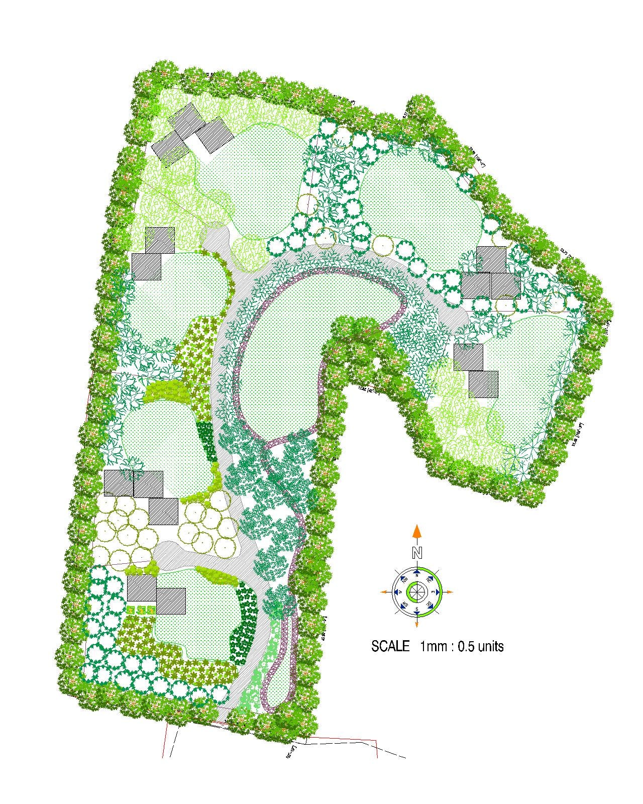 A 2 hectare site in Vadodara district. The brief was to create a food forest that can be grown and enjoyed by the family as well as their friends.